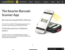 Tablet Screenshot of codereadr.com